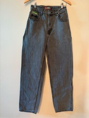 Empyre Tori Relaxed Fit Skate Jeans, Faded Black grey, Sz 2.